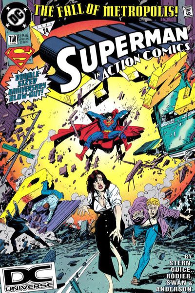 Action Comics 1938 Series DC Logo Variant #700