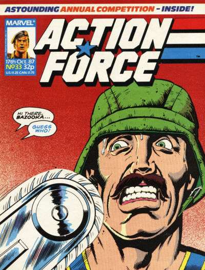 Action Force 1987 Marvel Series #33