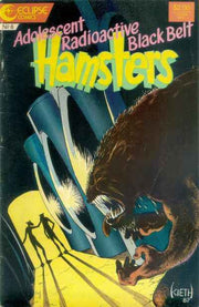 Adolescent Radioactive Black Belt Hamsters 1986 Series #8