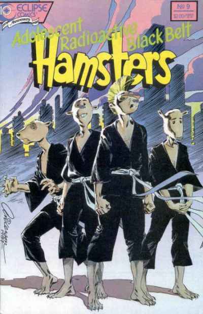 Adolescent Radioactive Black Belt Hamsters 1986 Series #9