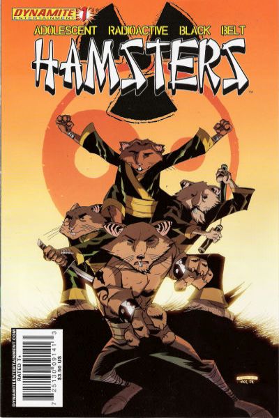 Adolescent Radioactive Black Belt Hamsters 2008 Series Oeming Cover #1