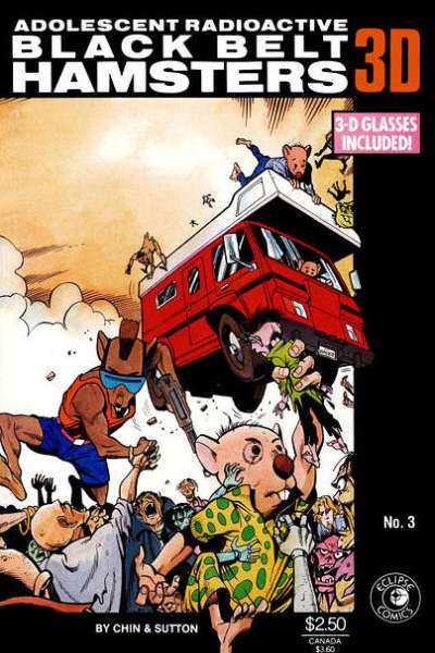 Adolescent Radioactive Black Belt Hamsters 1986 Series #3