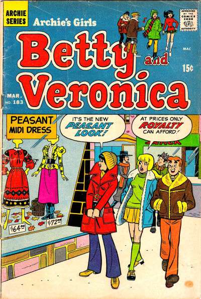 Archie's Girls: Betty and Veronica #183