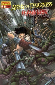 Army of Darkness vs. Re-Animator Greene cover #2