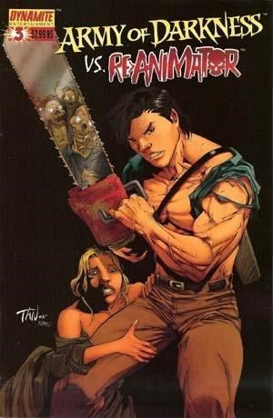 Army of Darkness vs. Re-Animator Tan cover #3