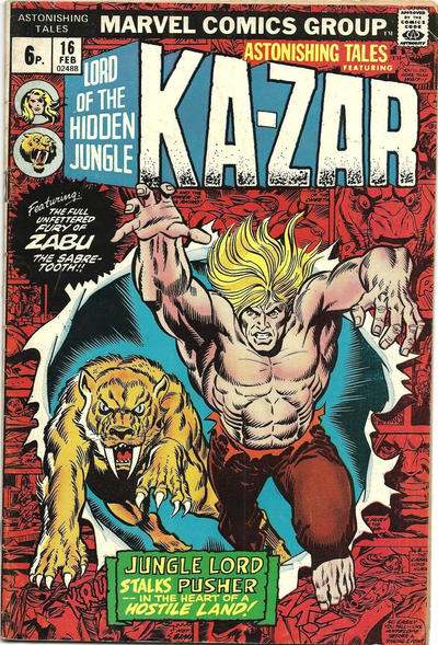 Astonishing Tales 1970 Series #16