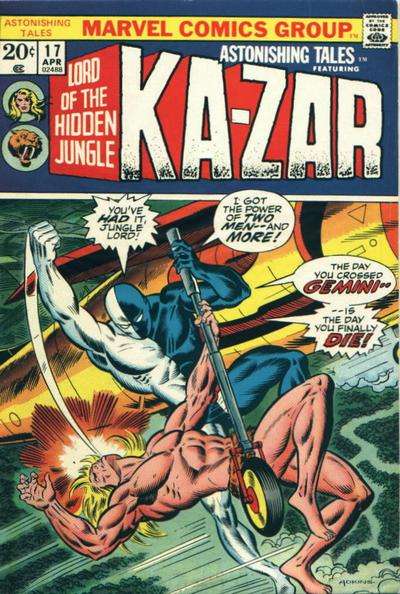 Astonishing Tales 1970 Series #17
