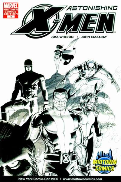 Astonishing X-Men 2004 Series Midtown Comics Edition #13