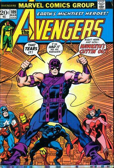 Avengers 1963 Series #109