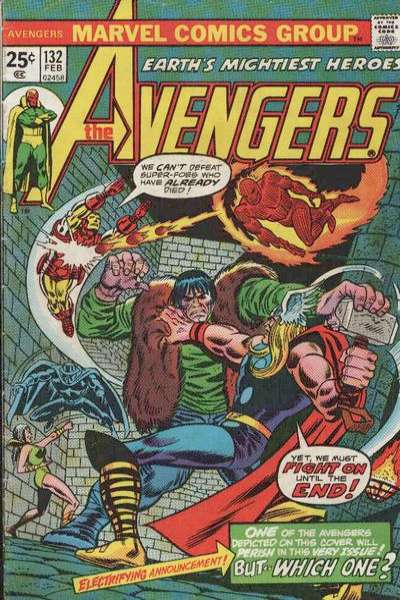 Avengers 1963 Series #132