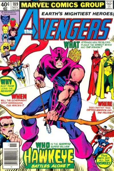 Avengers 1963 Series #189
