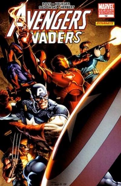 Avengers/Invaders Eaglesham cover #12