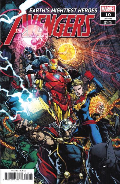 Avengers July 2018 Series Finch cover #10