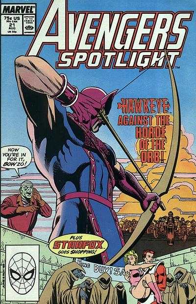 Avengers Spotlight 1989 Series #21