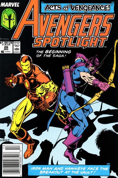 Avengers Spotlight 1989 Series #26