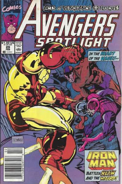 Avengers Spotlight 1989 Series #29