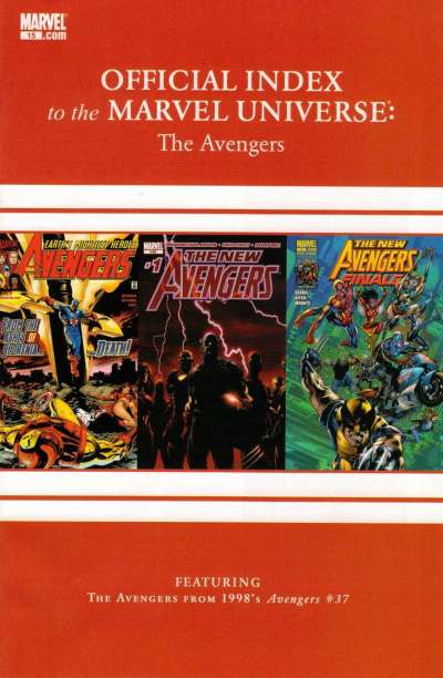 Avengers Thor & Captain America: Official Index to the Marvel Universe #15