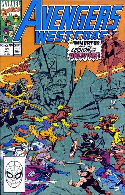 Avengers West Coast #61