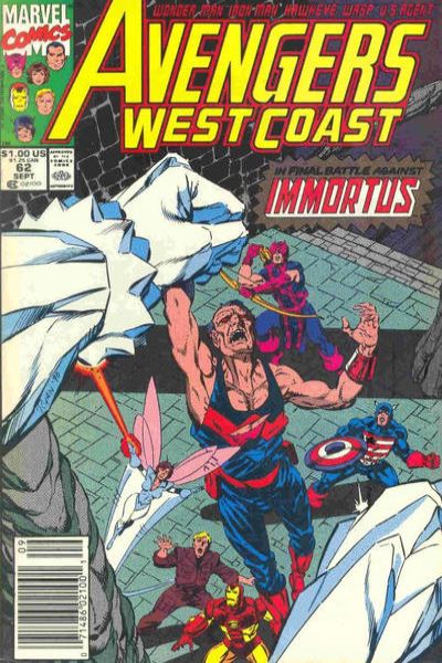 Avengers West Coast #62