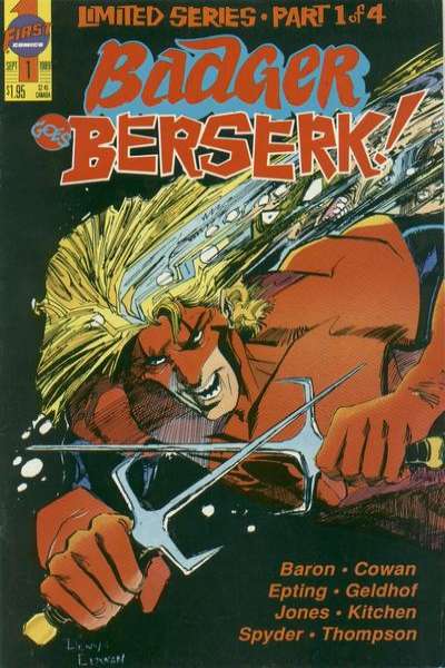 Badger Goes Berserk #1