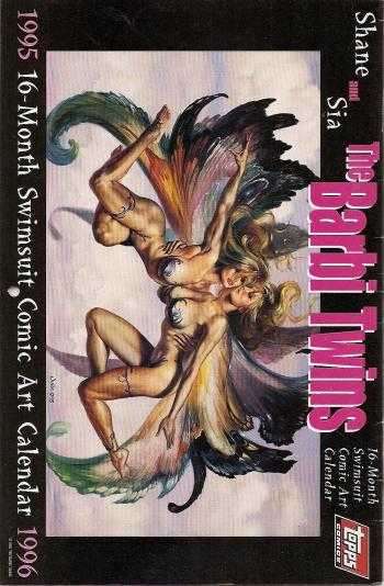 Barbi Twins Adventures Swimsuit Comic Art Calendar 1996 #1