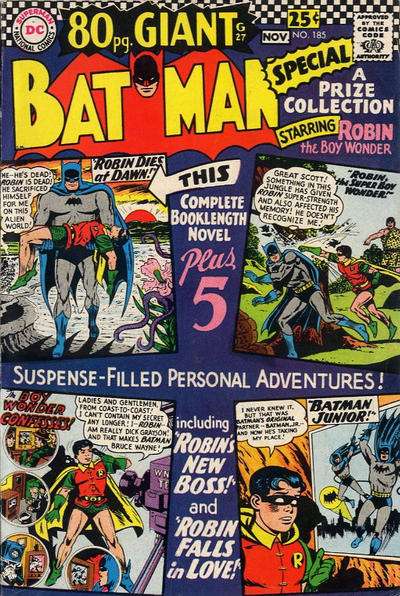 Batman 1940 Series #185