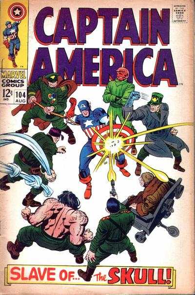 Captain America 1968 series #104