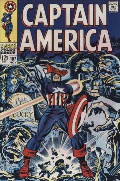 Captain America 1968 series #107