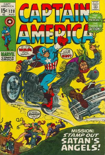 Captain America 1968 series #128