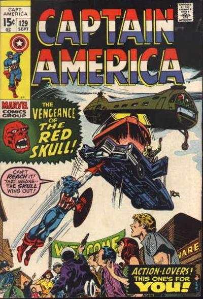 Captain America 1968 series #129