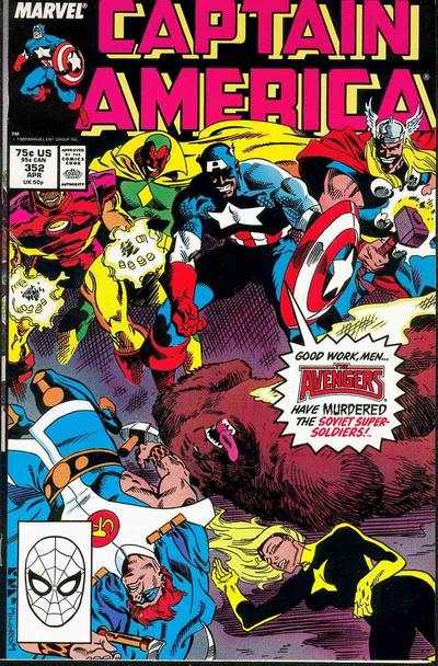 Captain America 1968 series #352