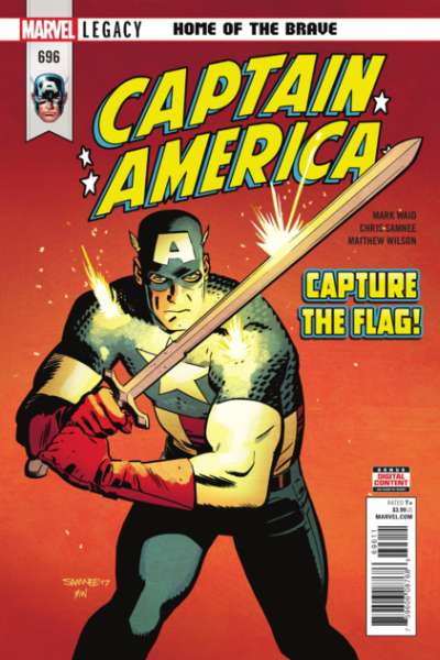 Captain America Jan 2018 series #696