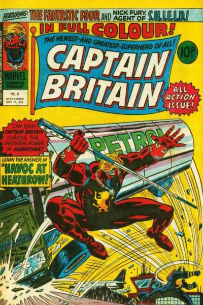 Captain Britain 1976 series #6