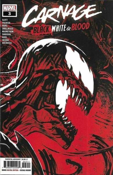Carnage: Black White & Blood #3