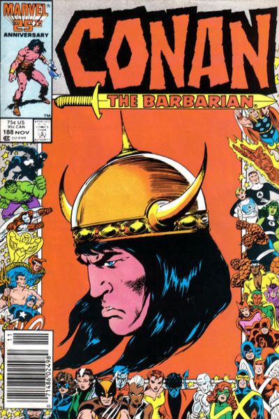 Conan the Barbarian 1970 Series #188