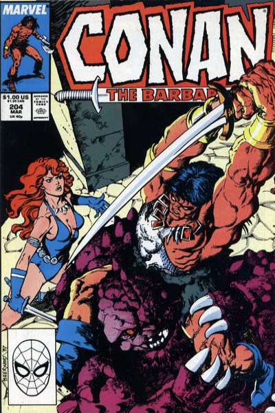 Conan the Barbarian 1970 Series #204
