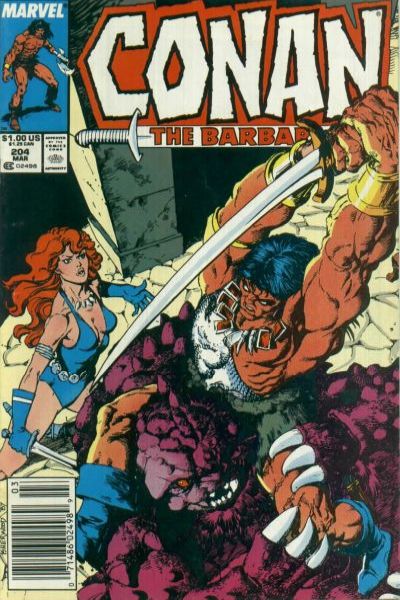 Conan the Barbarian 1970 Series #204