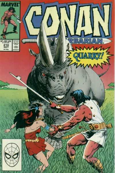 Conan the Barbarian 1970 Series #210