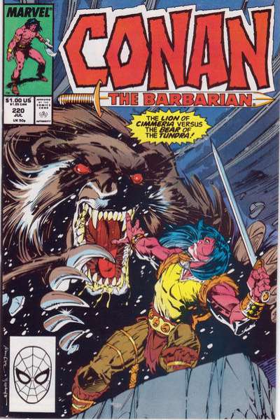 Conan the Barbarian 1970 Series #220
