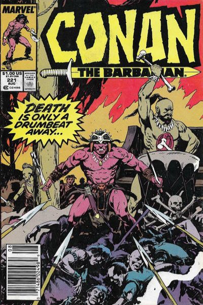 Conan the Barbarian 1970 Series #221