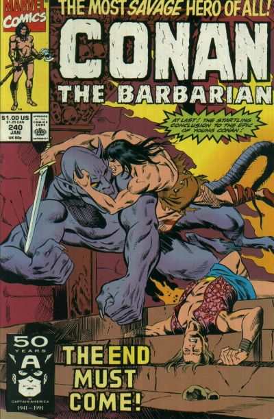 Conan the Barbarian 1970 Series #240