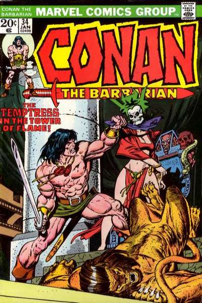 Conan the Barbarian 1970 Series #34