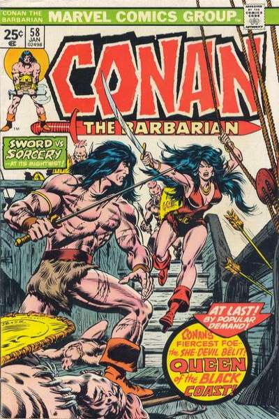 Conan the Barbarian 1970 Series #58