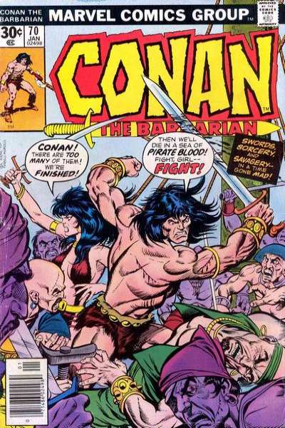 Conan the Barbarian 1970 Series #70