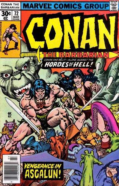 Conan the Barbarian 1970 Series #72