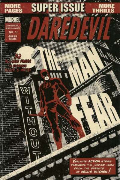 Daredevil 2009 Series Black & White #1