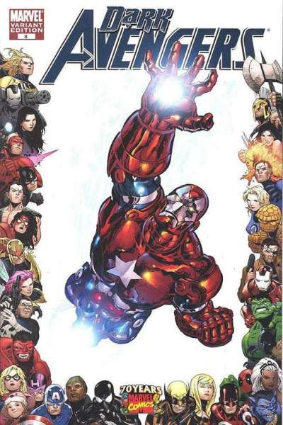 Dark Avengers 2009 Series 70th Anniversary Variant #8