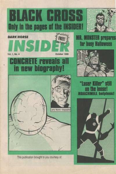 Dark Horse Insider 1989 Series #4