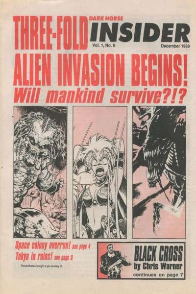 Dark Horse Insider 1989 Series #6