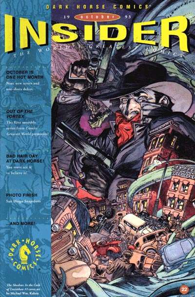 Dark Horse Insider 1992 Series #22